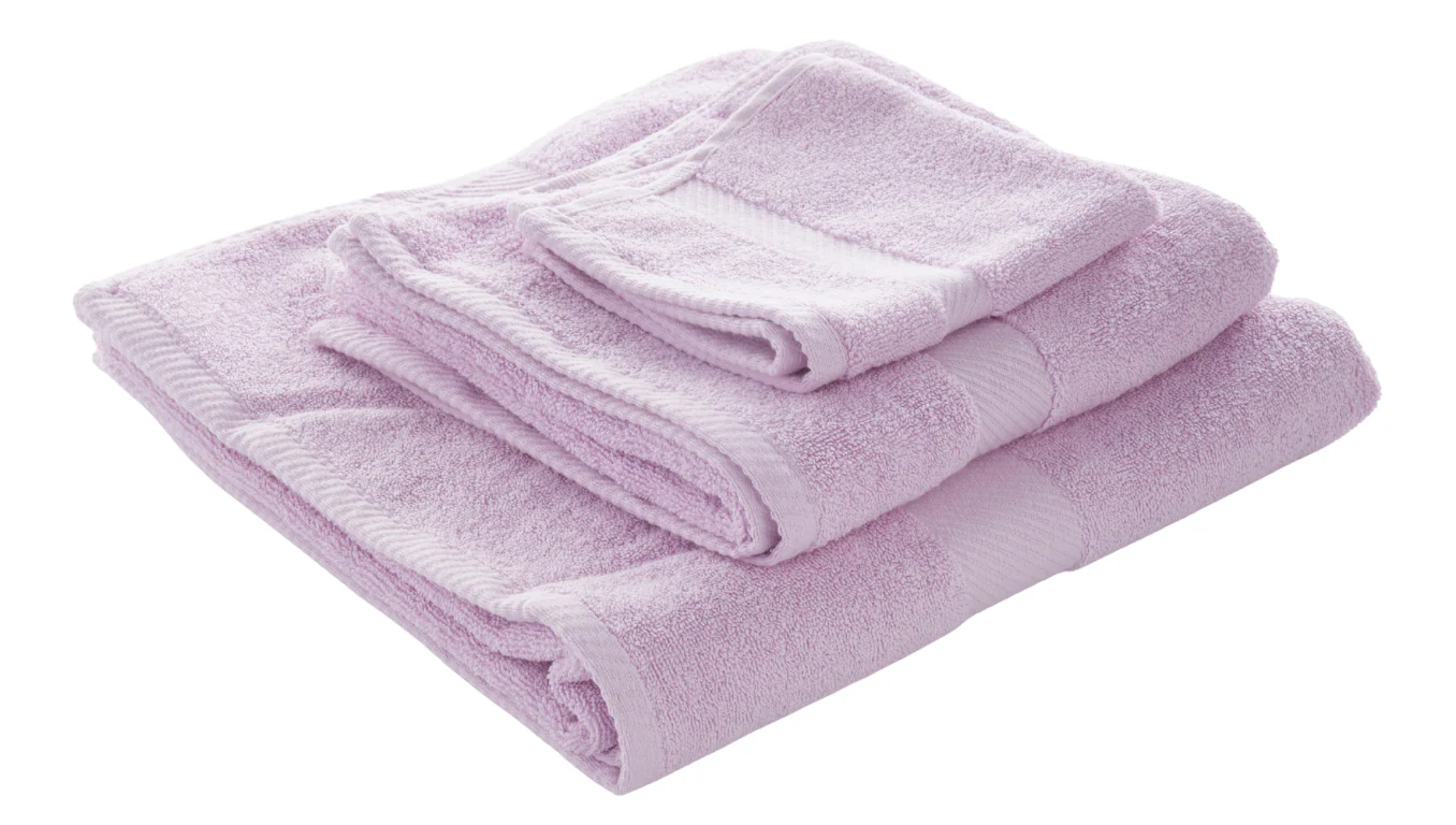 طقم فوط قطن سادة  3 قطع - Image 3